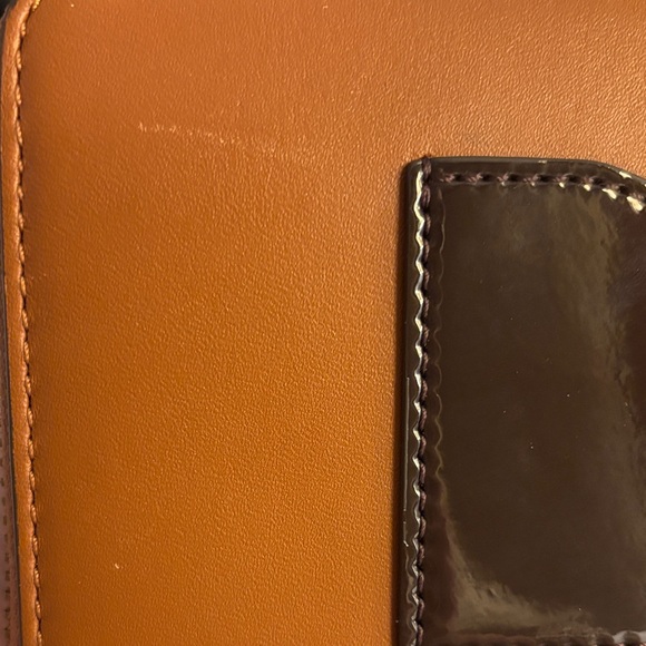 Tory Burch Brown Wristlet with Circular Accents - Picture 4 of 8